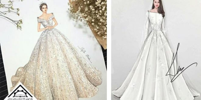 طراحی لباس عروس ایرانی